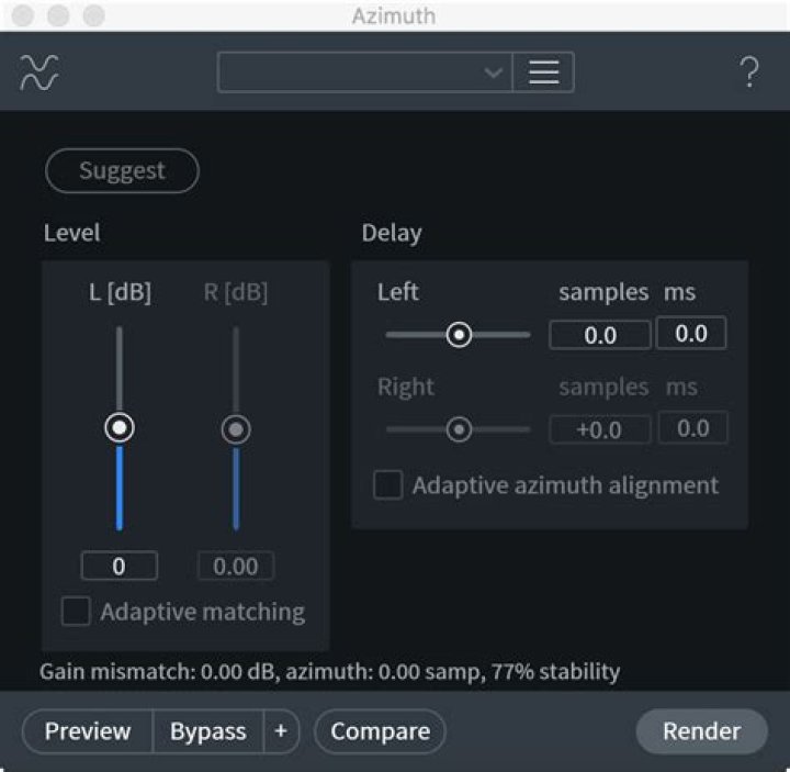 Azimuth [ADV] - RX 7 Help