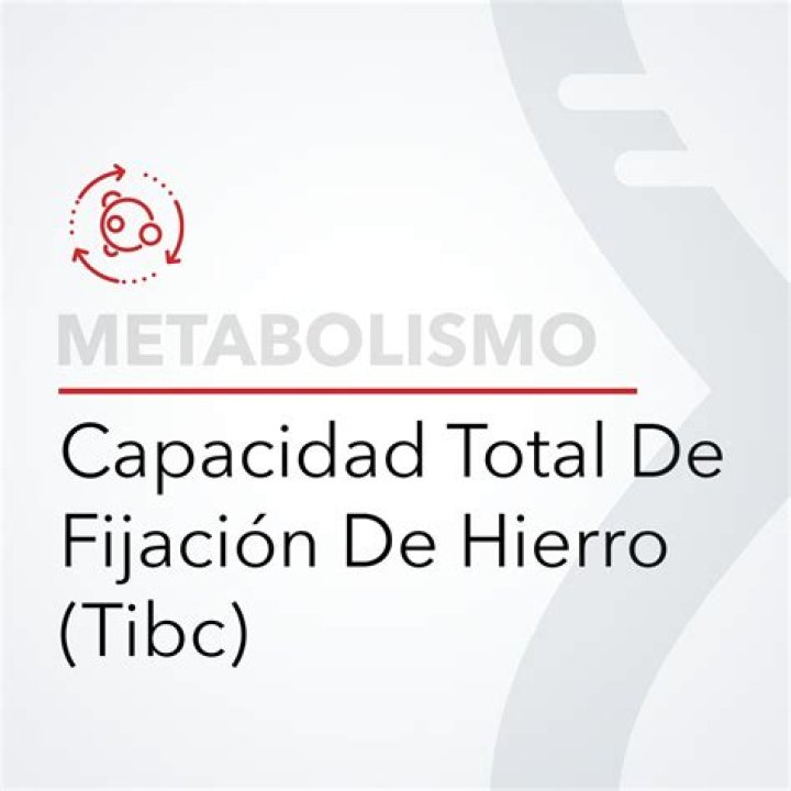 Capacidad total de fijación del hierro (TIBC)