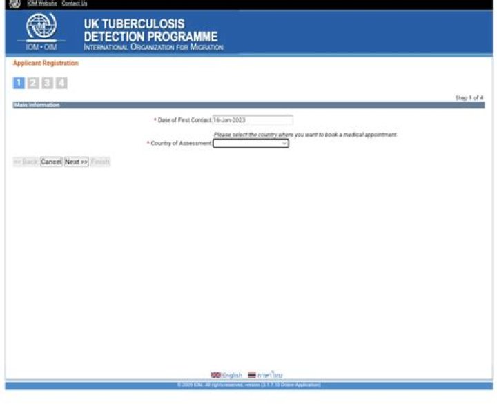 Tuberculosis test for a UK visa: clinics in Zimbabwe