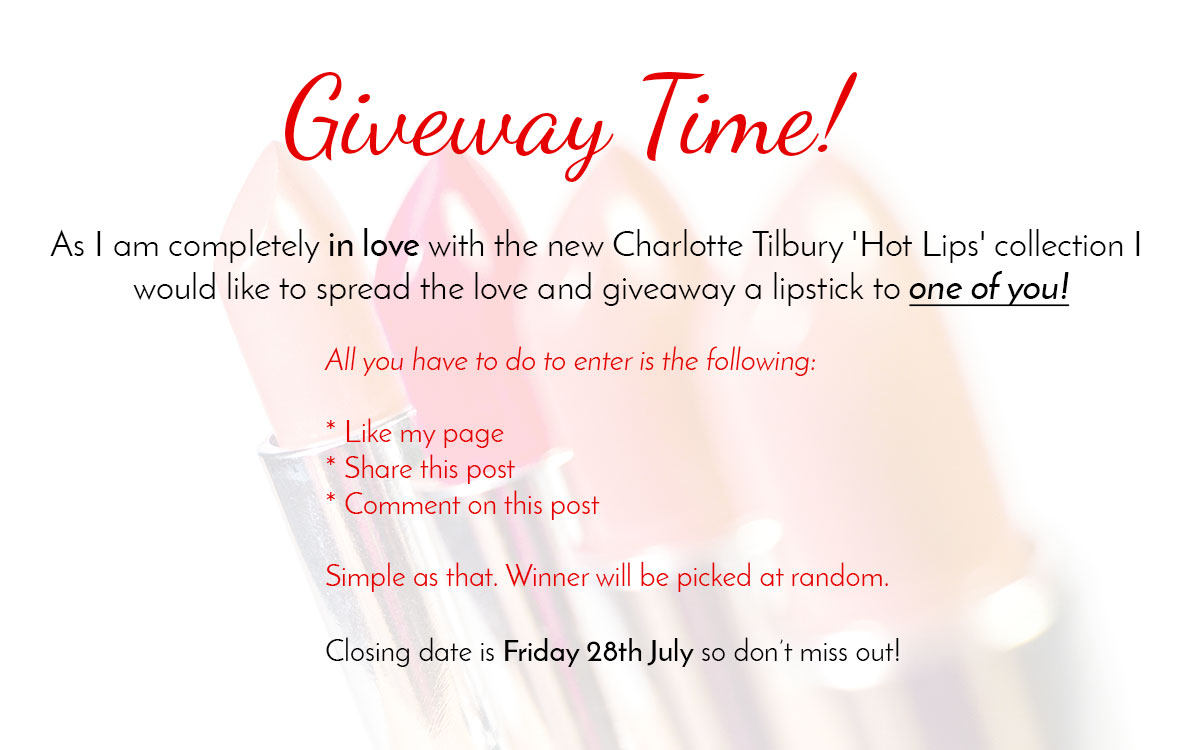 Charlotte Tilbury competition image